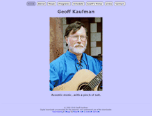 Tablet Screenshot of geoffkaufman.com